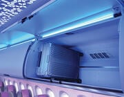 bag stored in Airspace XL overhead bin