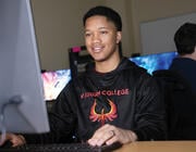 Students learn AI applications