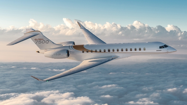 I flew on a $75 million Bombardier Global 7500 private jet from