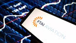 FTAI Aviation logo on mobile phone