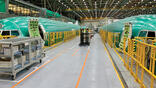 Boeing fuselages in facility