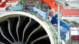 Pratt & Whitney PW1000G engines being inspected