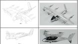 Side-by-side illustrations of the design similarities between Archer’s Midnight and Vertical Aerospace’s Valo were included in Archer’s patent infringement complaint filing. Credit: Archer Aviation