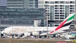 Emirates jet at Frankfurt